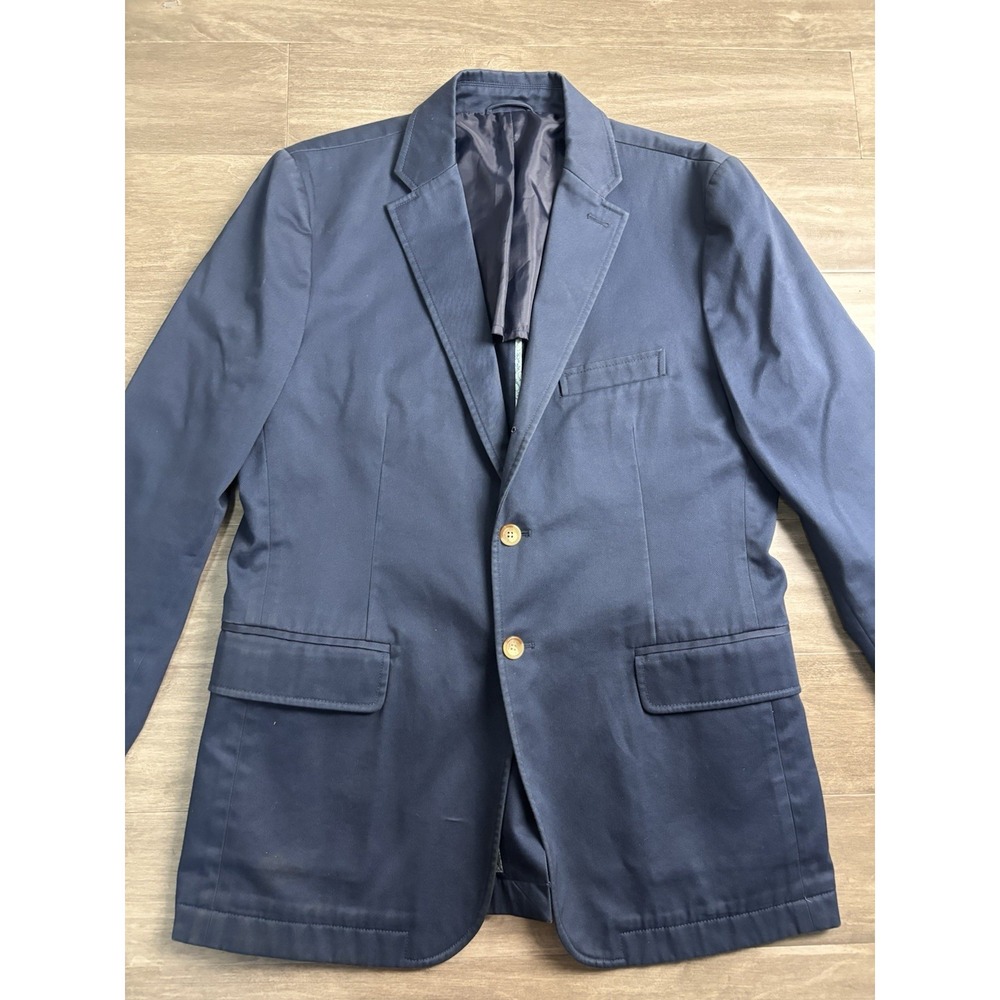 Vineyard Vines unlined cotton Utility navy blazer jacket Men's Size Medium